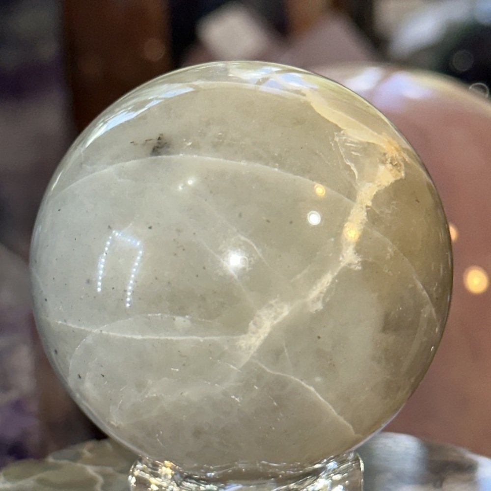 🌸SALE🌸 Green Moonstone Crystal Sphere!
